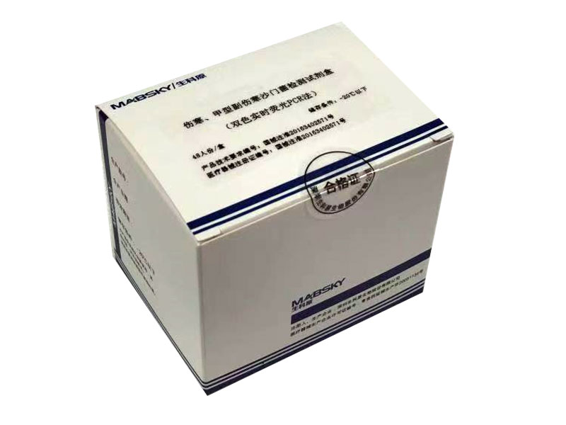 伤寒、甲型副伤寒沙门菌检测试剂盒（双色实时荧光PCR法）