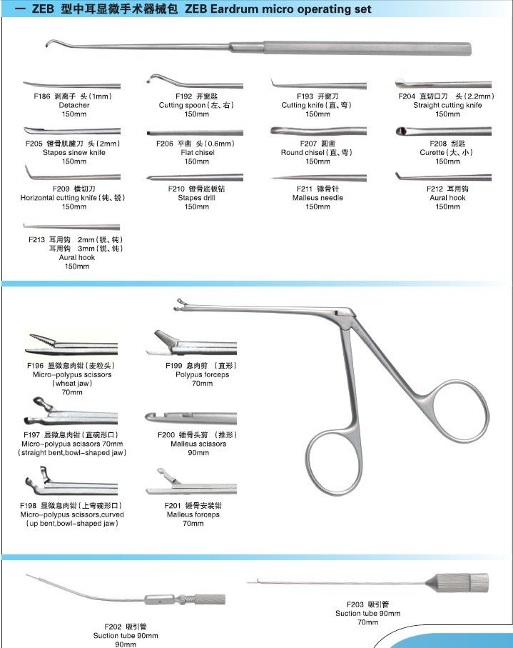 耳科成套器械