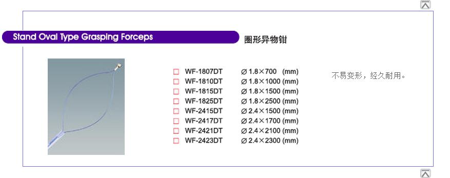 一次性使用圈形異物取出鉗