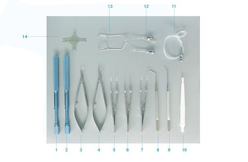 SYX14白內(nèi)障小切口手術(shù)器械包