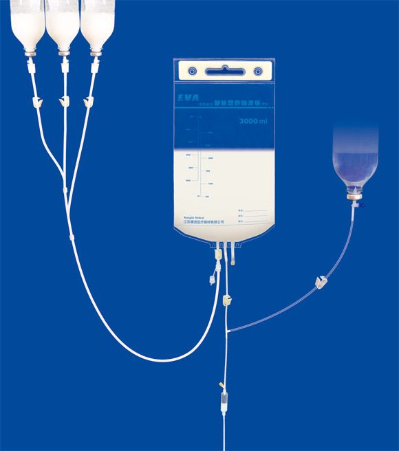 一次性使用靜脈營養(yǎng)輸液袋 帶針