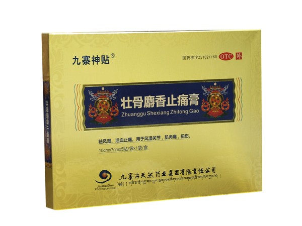 壯骨麝香止痛膏