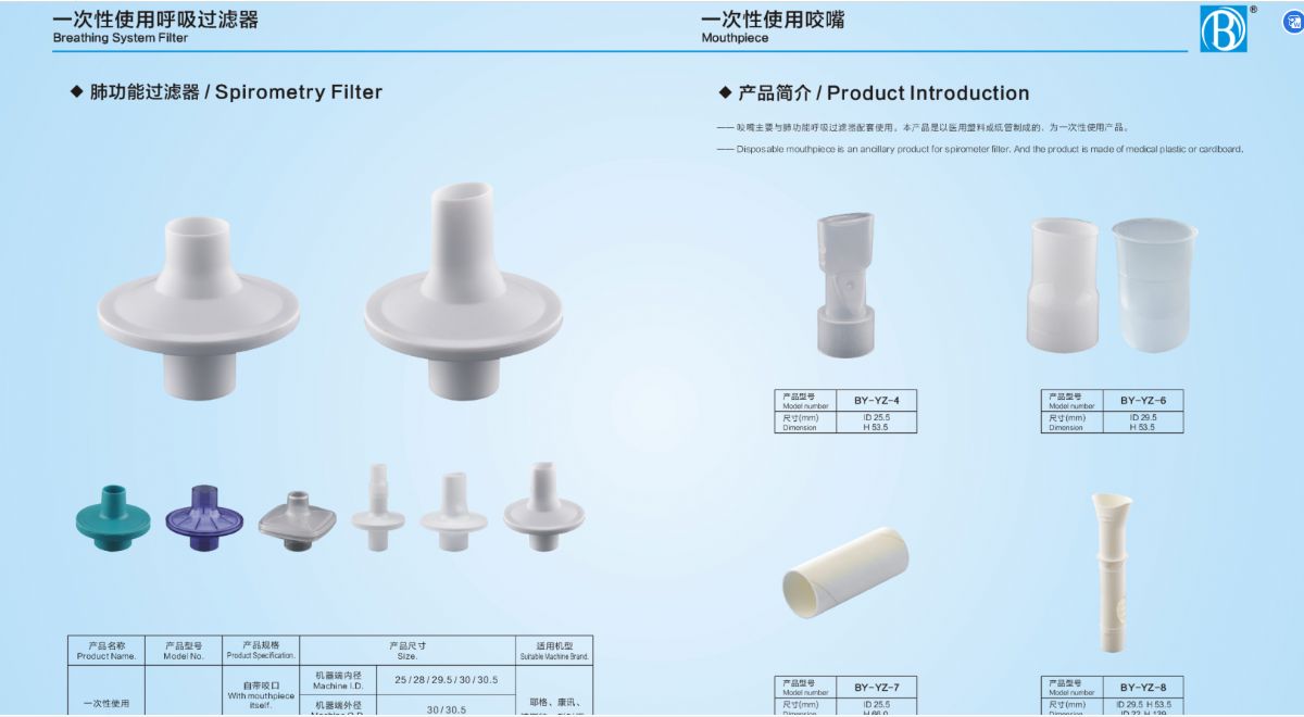 一次性使用呼吸過濾器