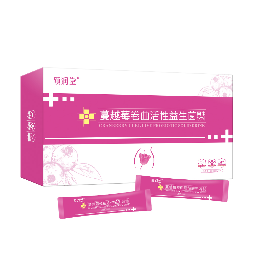 蔓越莓卷曲活性益生菌