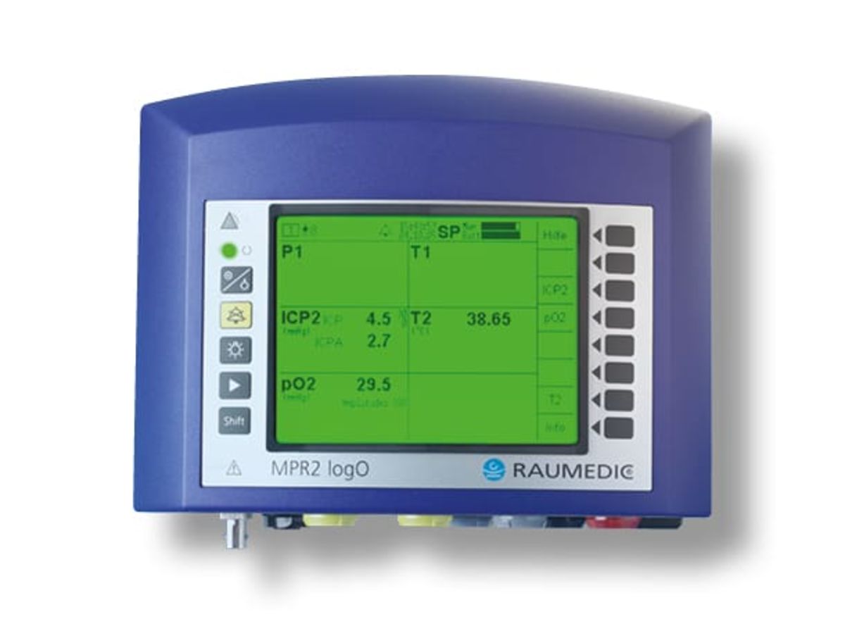 廠商諾美德科RAUMEDIC顱內壓監護儀MPR2 logO DATALOGGER