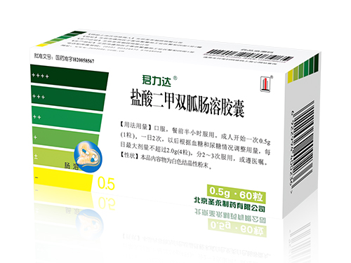 鹽酸二甲雙胍腸溶膠囊