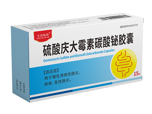 硫酸慶大霉素碳酸鉍膠囊